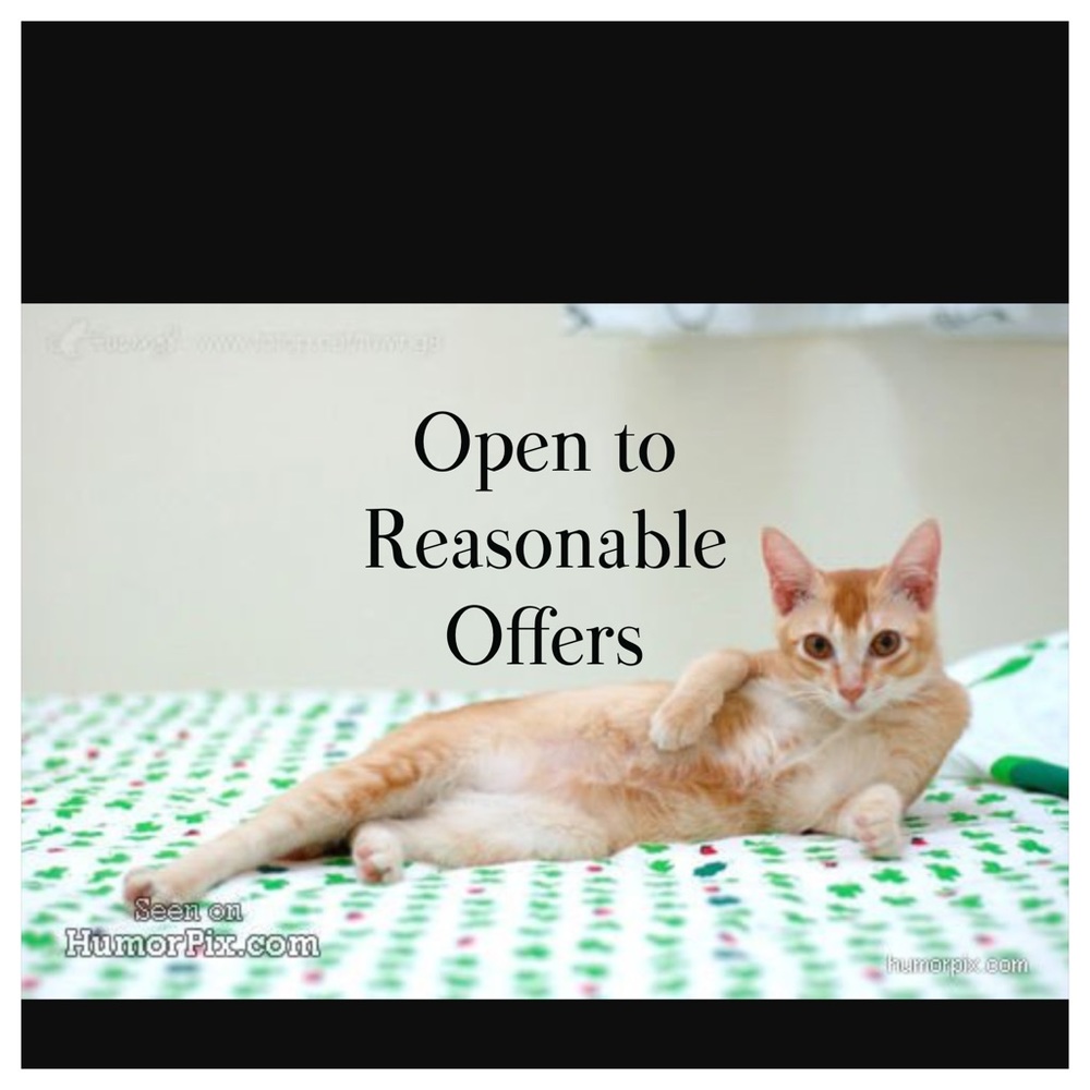 Reasonable offers considered