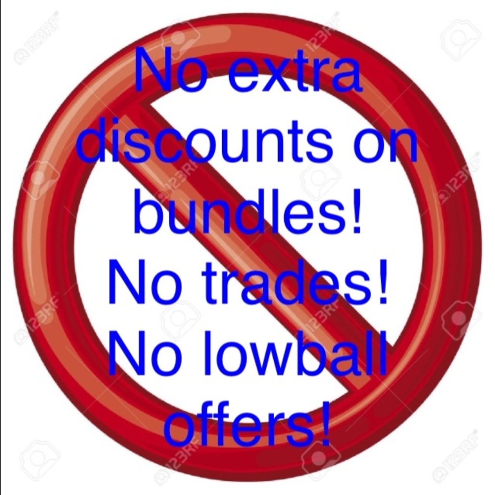 Offers on bundles WILL be declined!