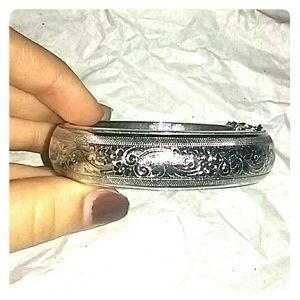 Silvertone bracelet