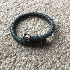 Leather Alex & Ani Wrap