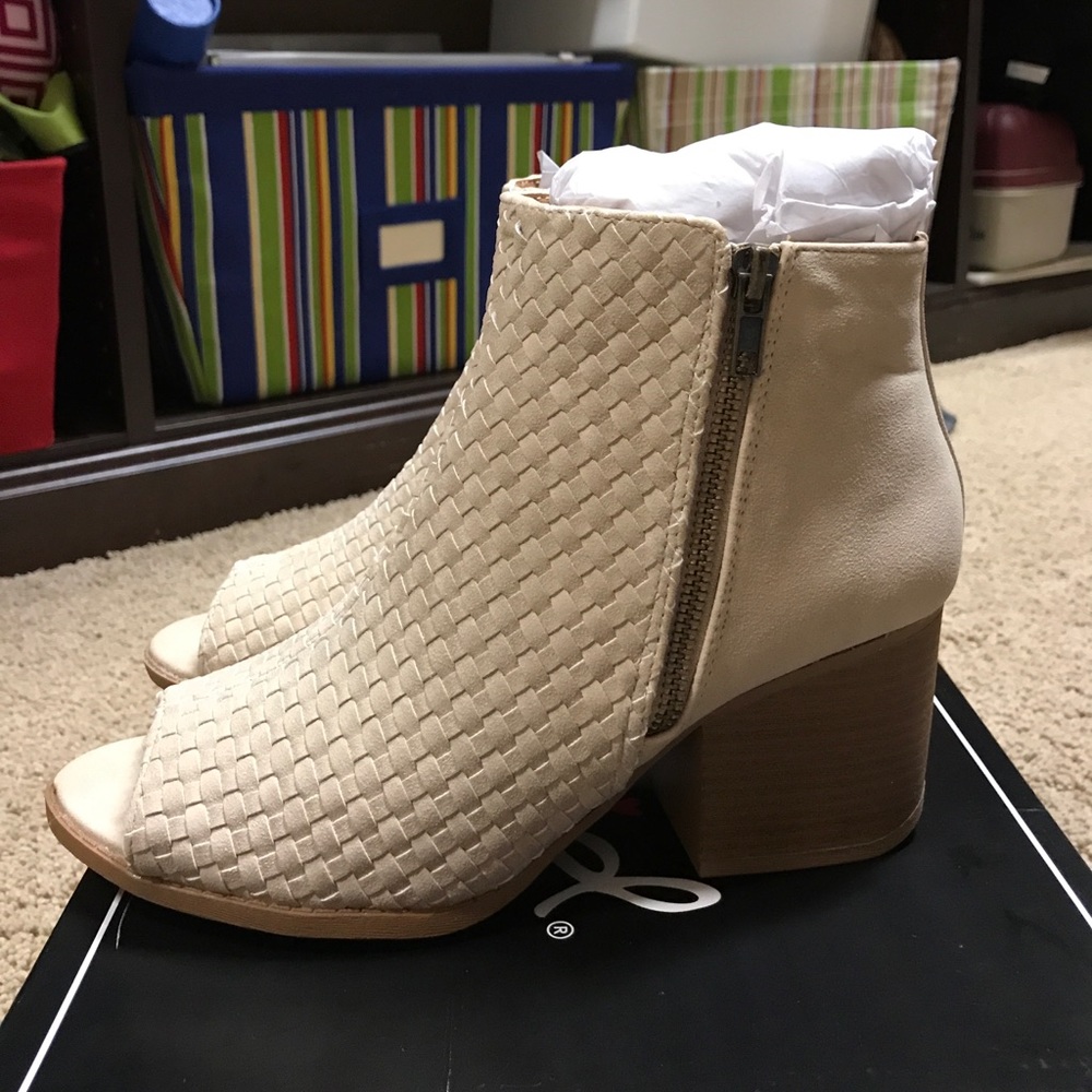 Open Toe Booties - Picture 2 of 3