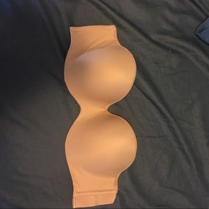 Lilyette nude strapless bra 38c