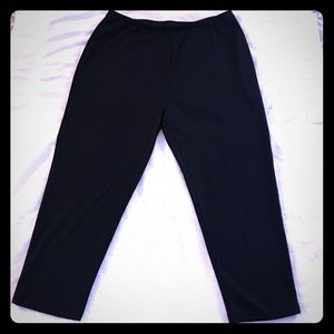 Avenue Stretch Navy Knit Pull-on Pants 26/28 Ave