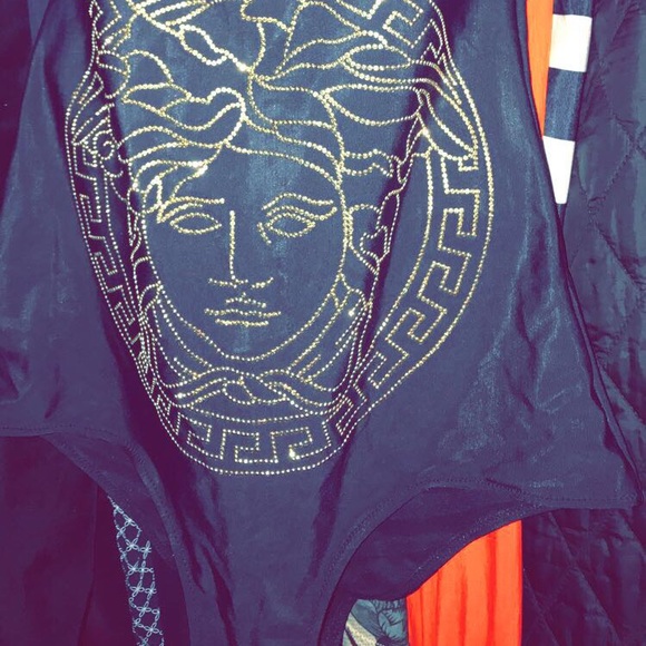 Versace women's black one piece swim suit - Picture 3 of 3