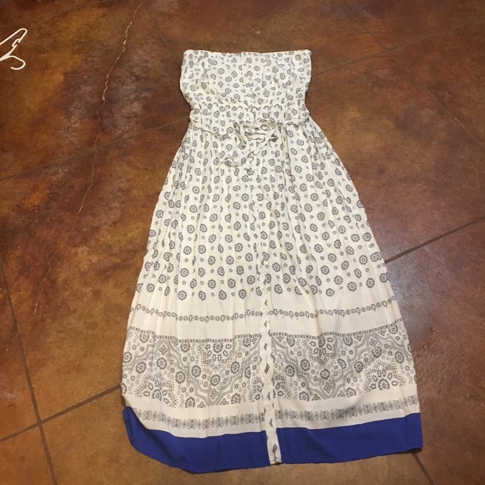 Strapless, old navy maxi dress
