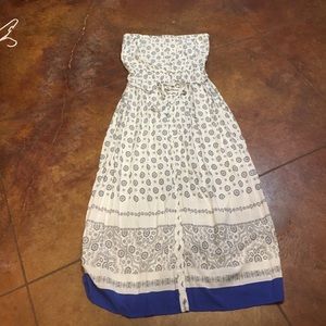 Strapless, old navy maxi dress