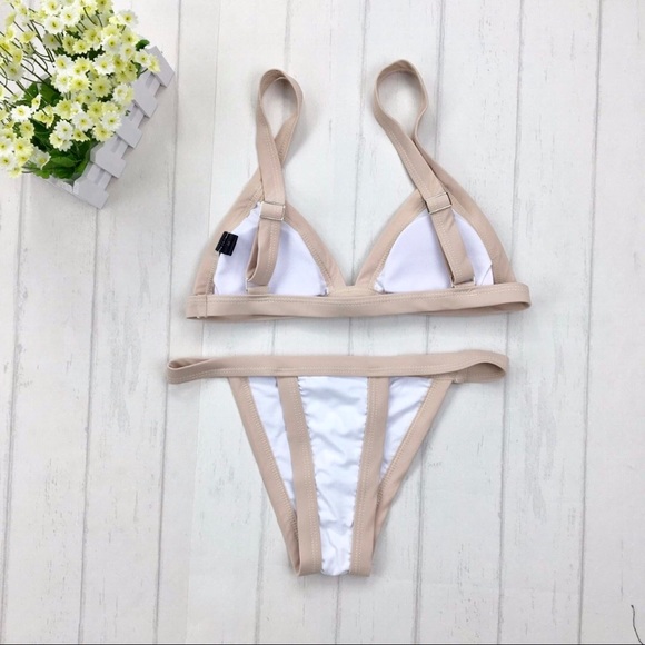 Womens two piece bikini swimsuit summer padded NEW - Picture 2 of 3