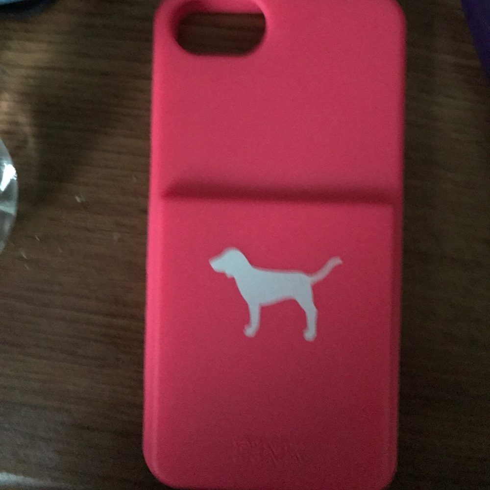 iPhone 7 silicone Victoria secret PINK case.