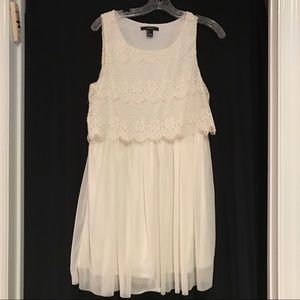 Lace white sun dress