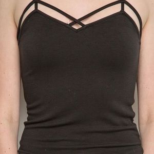 Brandy Melville "Suzanne" Criss Cross Tank