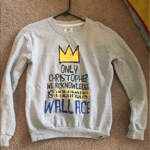 Biggie smalls men's sm. Crewneck