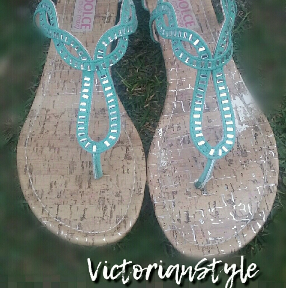 Dolce by Mojo Macy Beautiful Blue Sandals