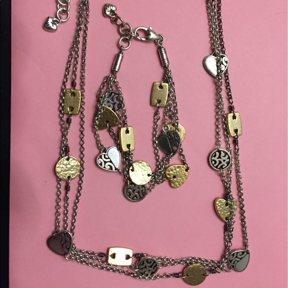 Brighton bracelet and necklace matching set