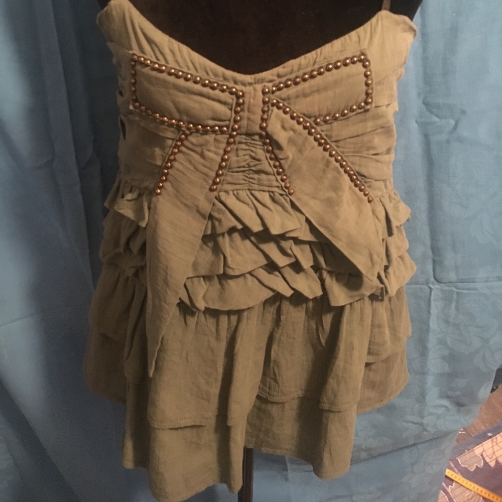 ANTHROPOLOGIE HAZEL OLIVE TOP