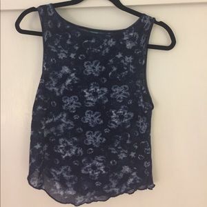Benetton floral tank