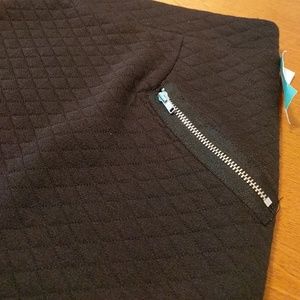 Maurice's Quilted Black Skirt