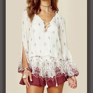 NWT Planet Blue Enija Romper