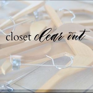 Closet Clearout! Memorial Day sale!!!
