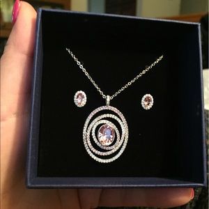 NWT Swarovski Envision necklace and earring set
