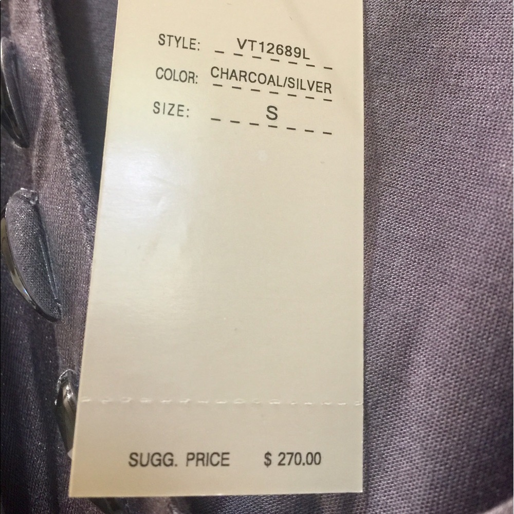 Gorgeous charcoal gray Vertigo Paris empire dress. - Picture 4 of 4