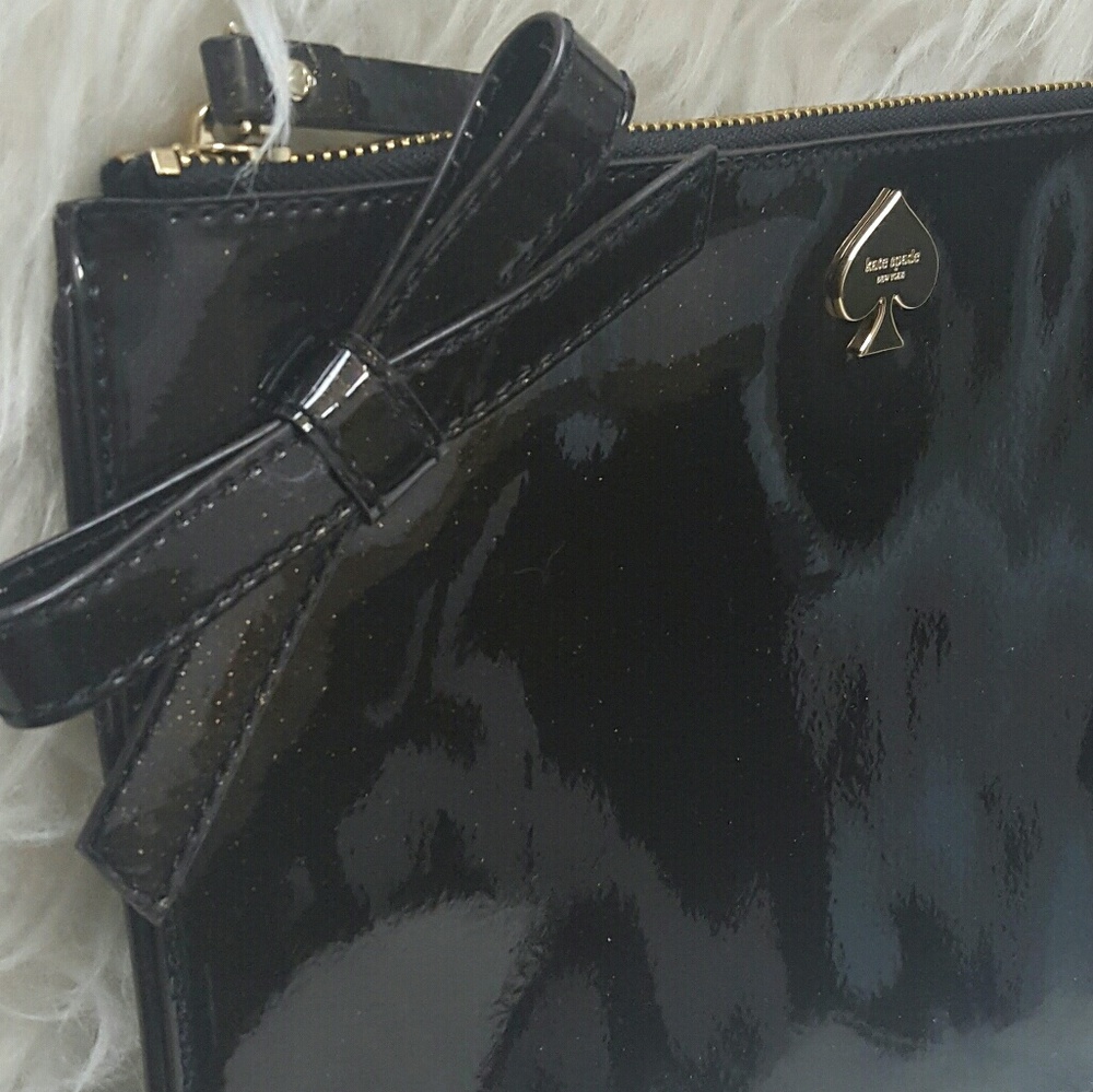 🆕 Kate Spade NY Patent Leather Clutch - Picture 5 of 9