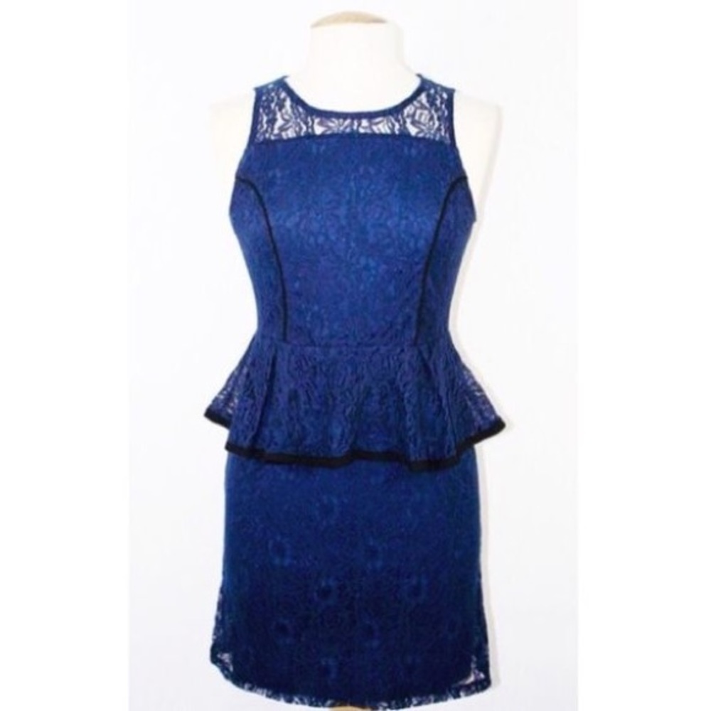 Target Navy Blue Peplum Dress