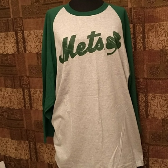 major league  Tops - Mets Irish baseball Shirt