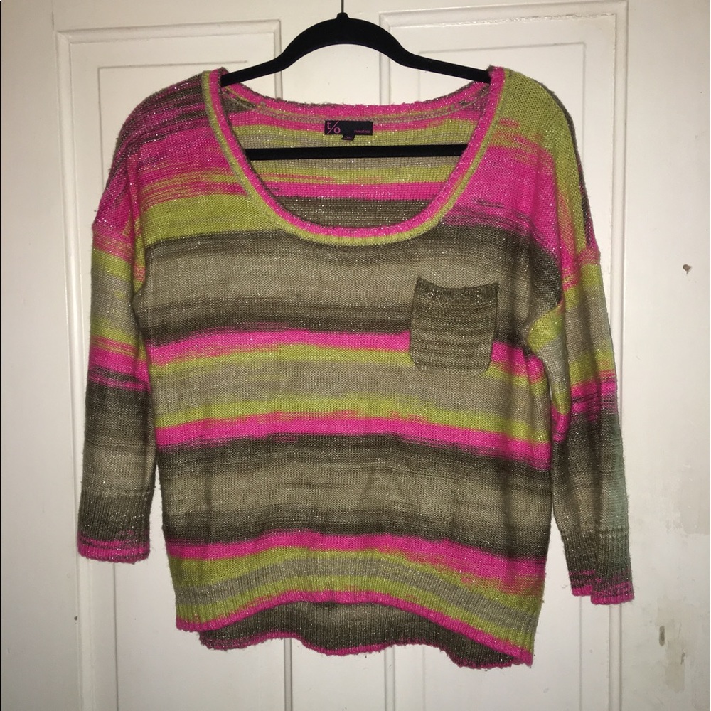 Sparkly hi/lo sweater - size XL in juniors