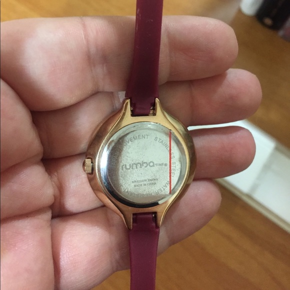Rumba time watch in merlot 🌹 - Picture 3 of 4