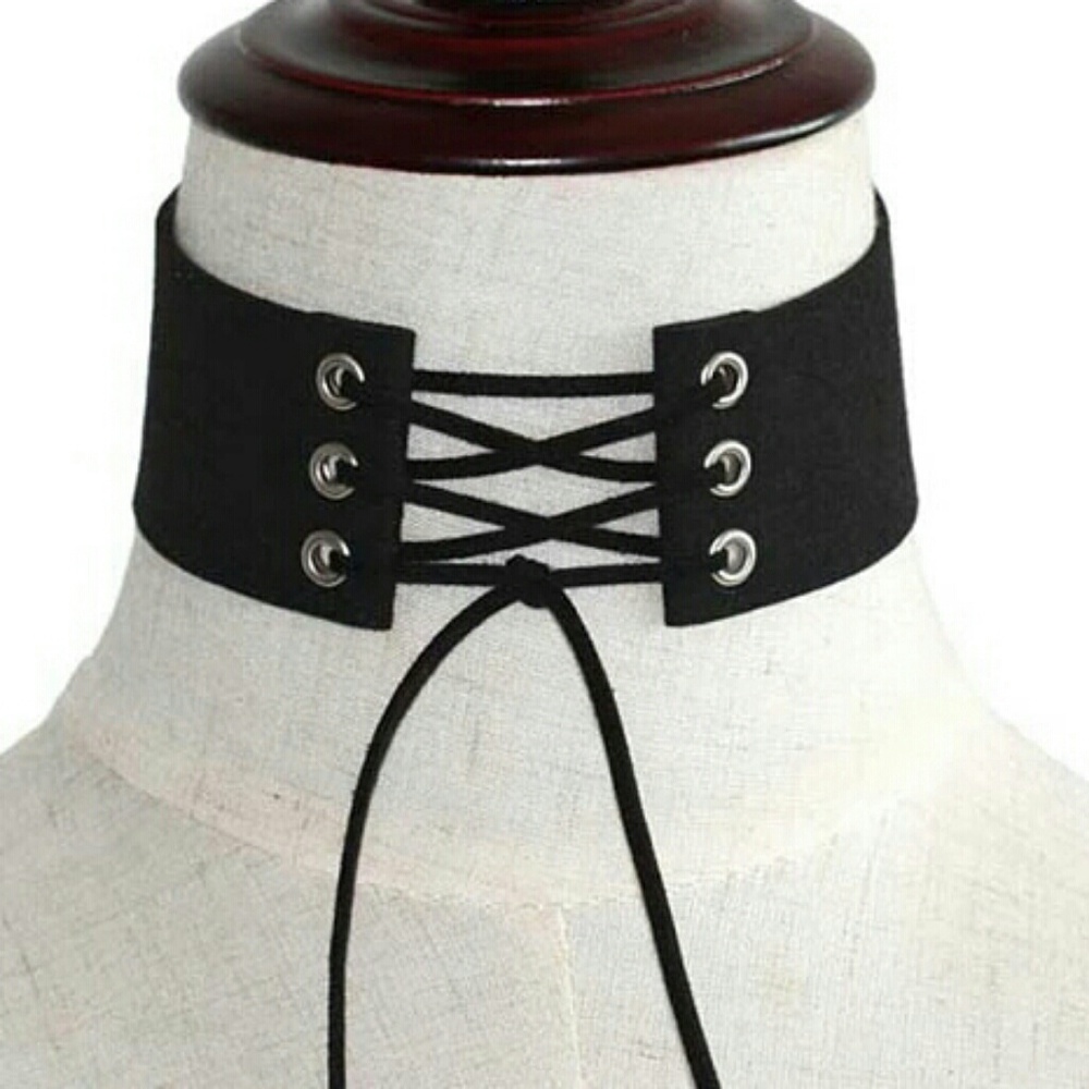 Kardashian style tie choker - Picture 2 of 3