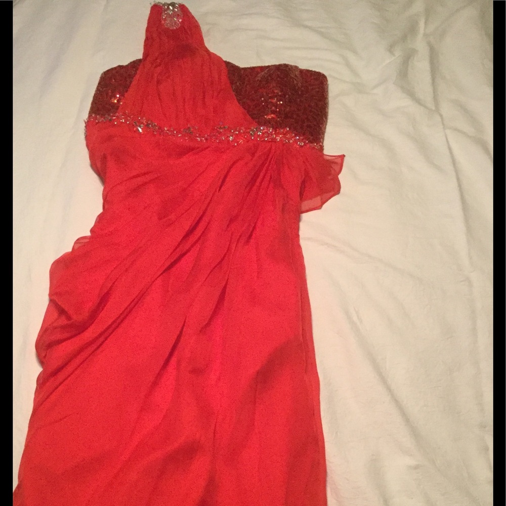 Ruby Red Light in the Box Custom Gown