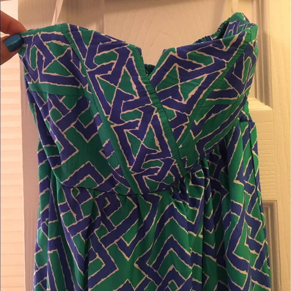 Alice & Trixie Chnlnk Geo Tianna Maxi Dress