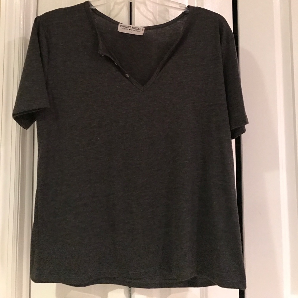 project social t v neck