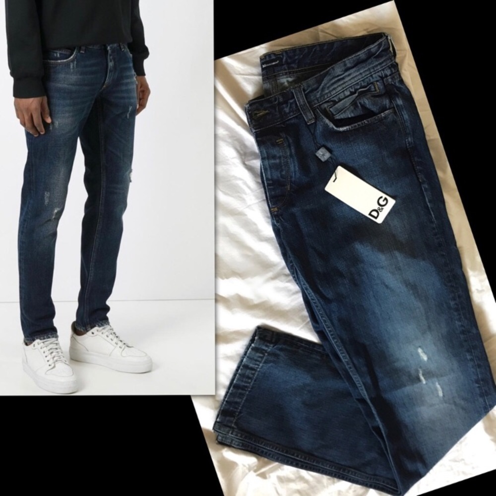 Dolce Gabbana Classic straight leg jeans, size 35