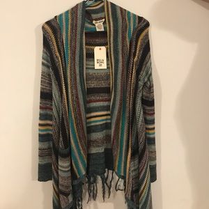 Multi colored cardigan from Buckle! Brand new!