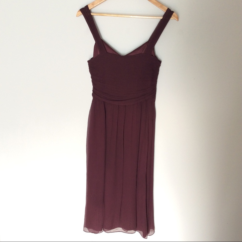 NWT TO THE MAX silk burgundy cocktail dress - Picture 2 of 6