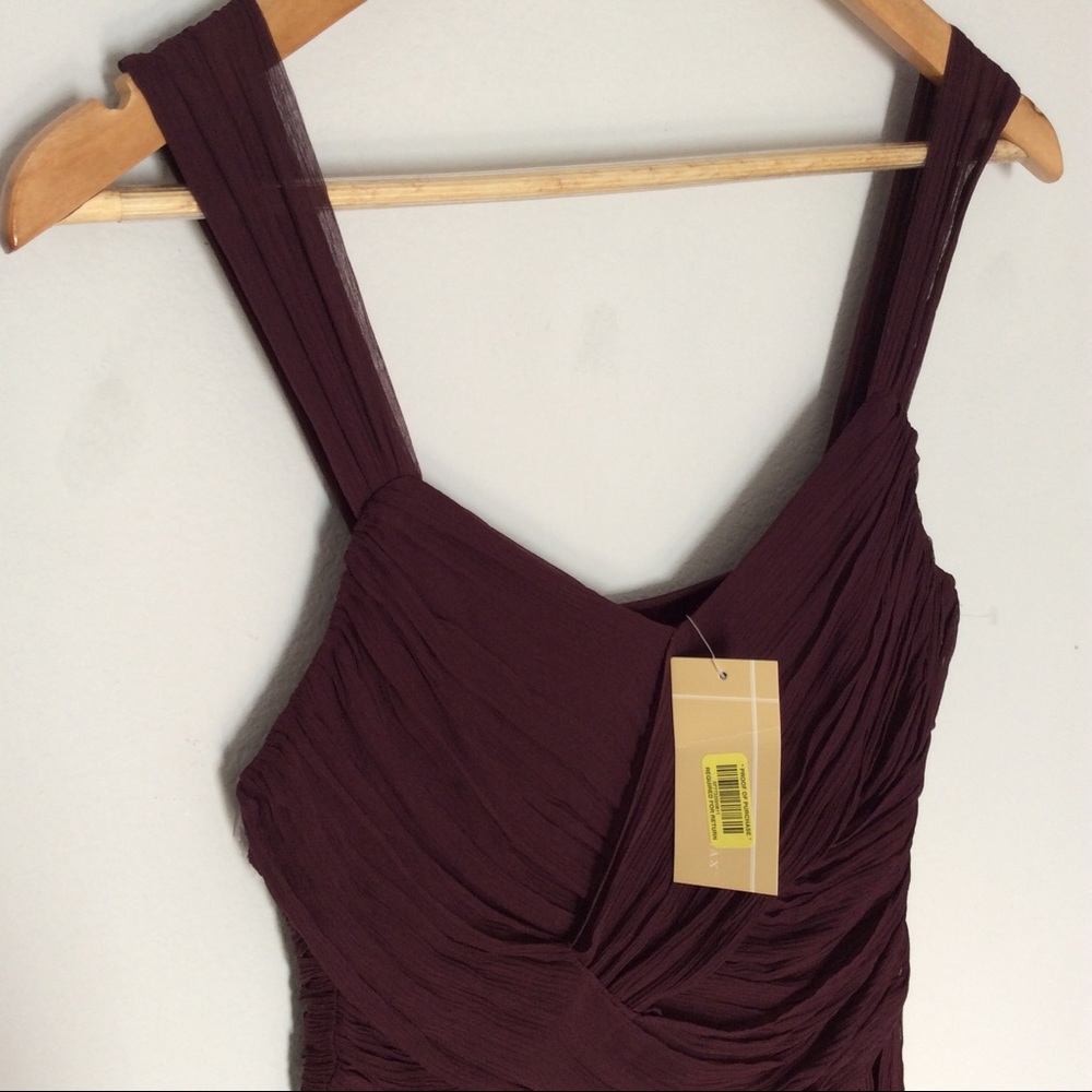 NWT TO THE MAX silk burgundy cocktail dress - Picture 4 of 6