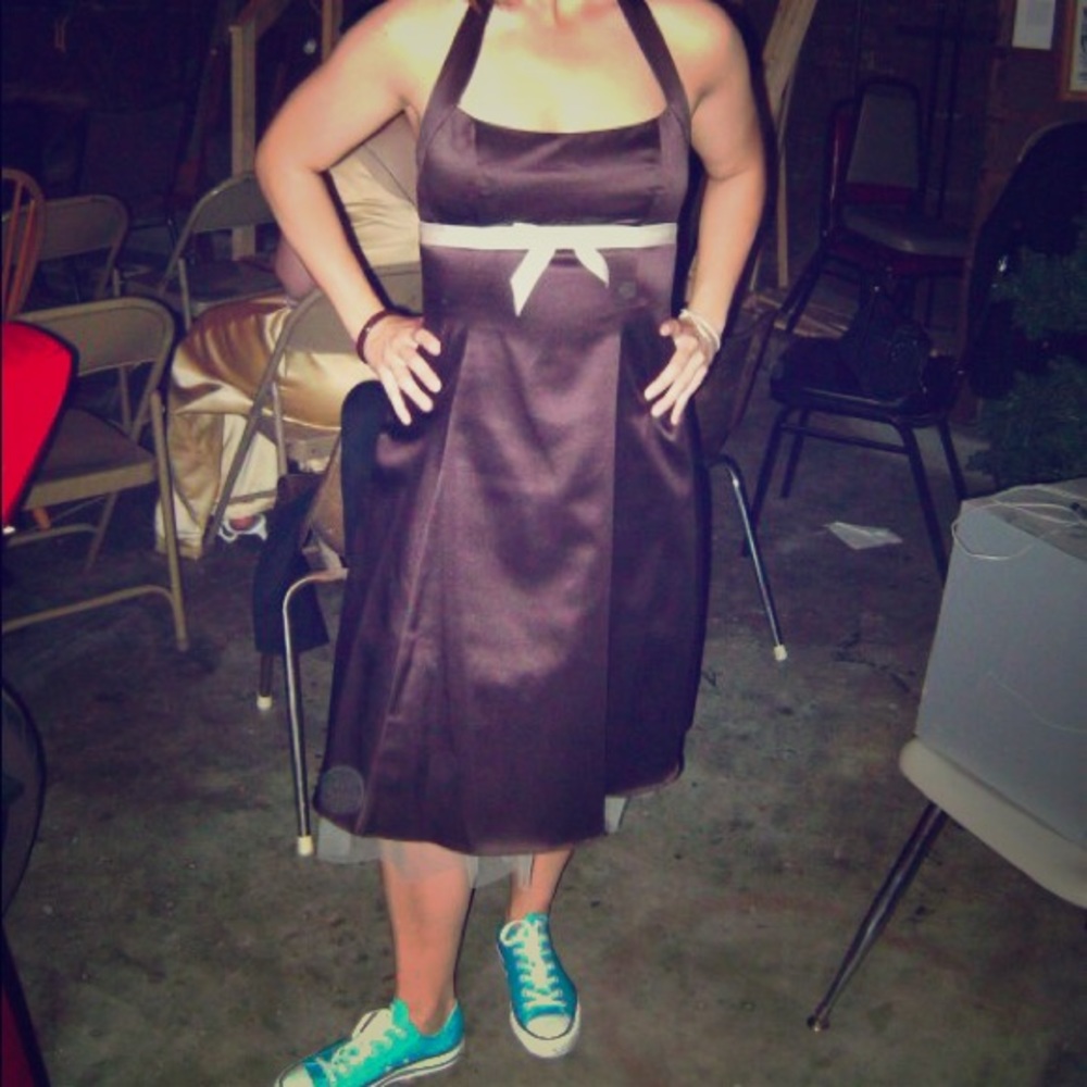 Tea-length Formal Dress
