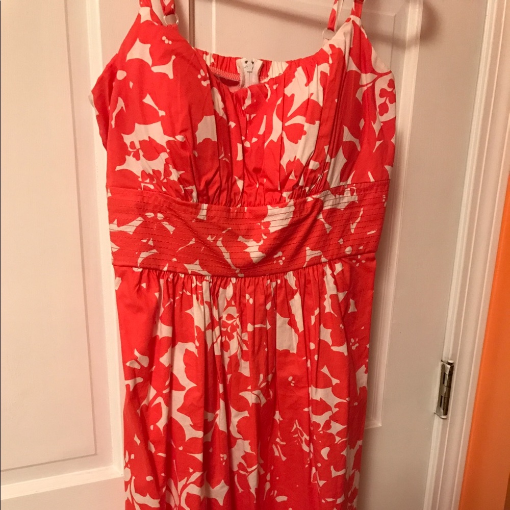 Floral Coral&White Sundress ☀️☀️