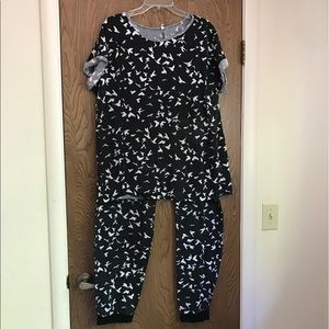 Pink blush maternity pajama set