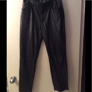 Express  100% Leather Pants Size 9/10!