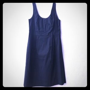 J.Crew Suiting Navy Blue Sleeveless Dress