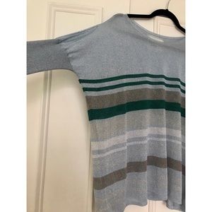 ASOS Glitter Lurex Striped Top - NOT SHY