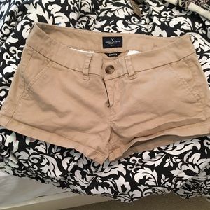 Tan American Eagle shorts!