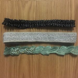 Bundle of 3 Sparkly Headbands