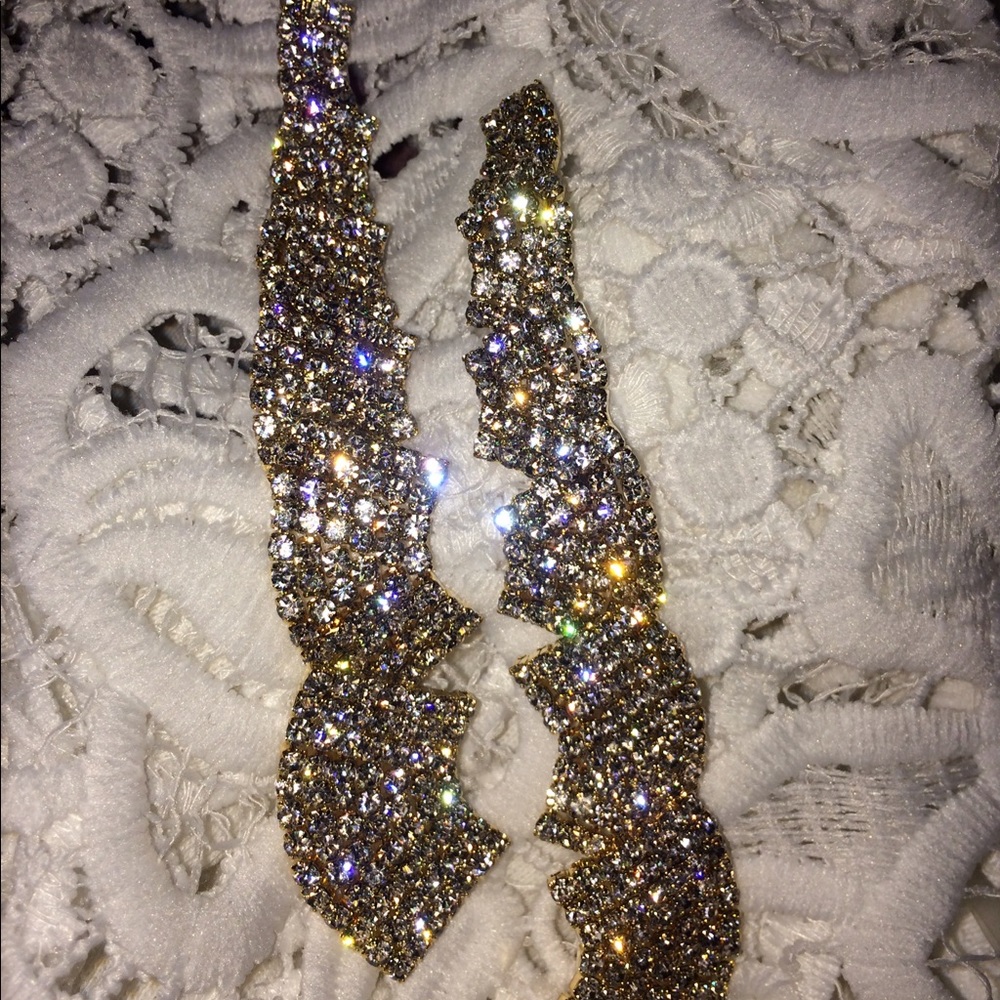 Crystal statement earrings