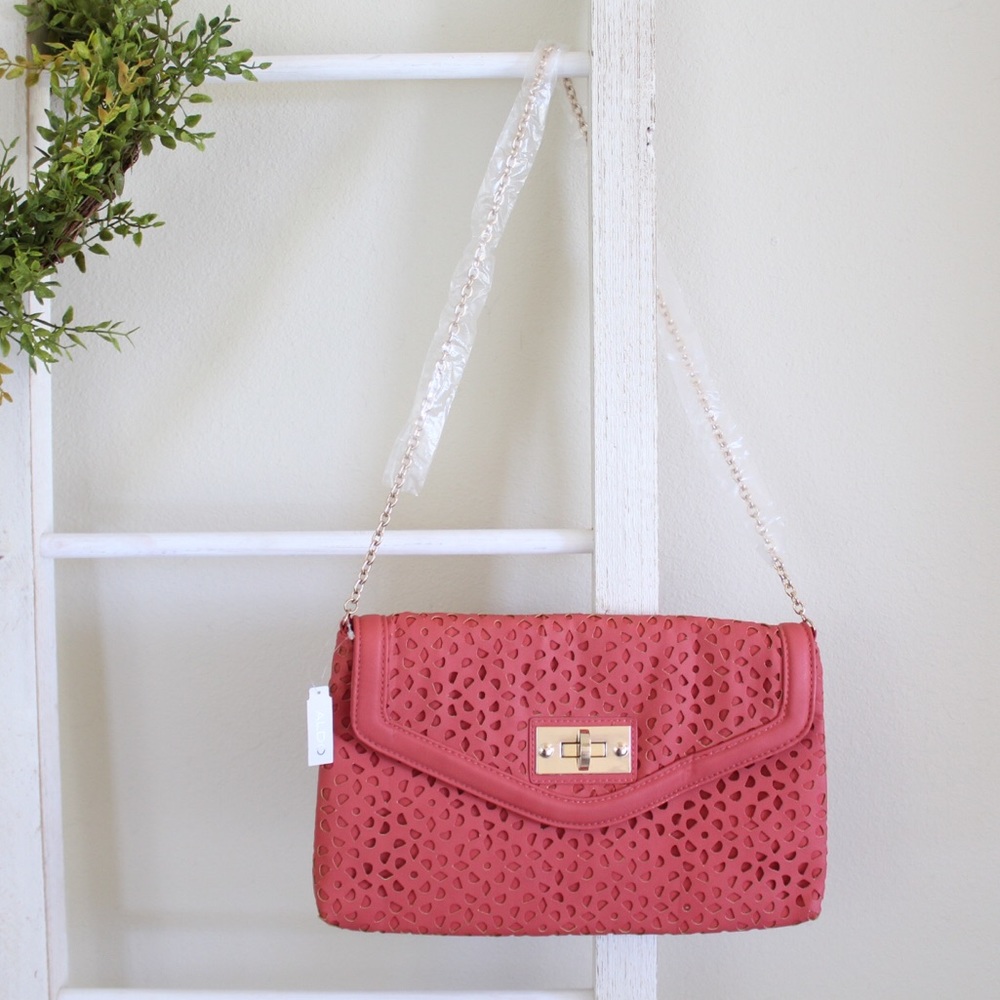 Laser Cut Aldo Clutch