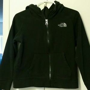 Authentic North Face fleece zip up hoodie