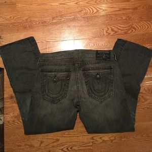 TRUE RELIGION JEANS - BLACK - 38