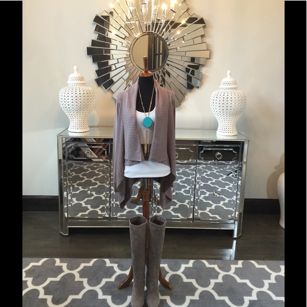 Talula Babaton Drape Cardigan Sweater